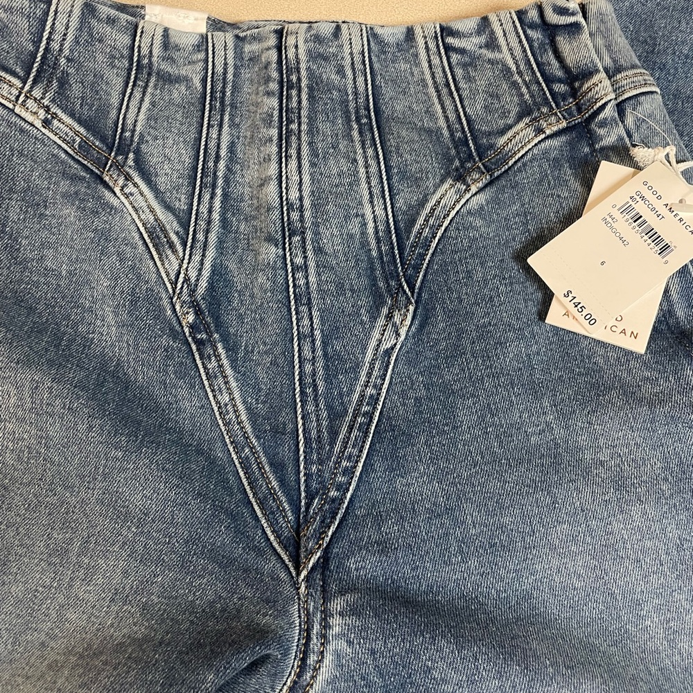 Good American High Rise Blue Jeans
